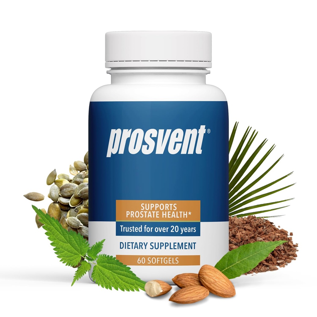 Advanced Mäns Prostate Support Natural Supplement med Saw Palmetto, D-vitamin och Zink för att underlätta urinfrekvens och brådskande (60 greve)