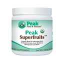 Peak Organic Superfruits - Polyfenol Rich Superfood Powder - Non-GMO Fermented Aronia Berry, Acai, Blueberry, Pomegranat och Plum - Åldrande, Metabolisk hälsa, Hjärthälsa (30 portioner)