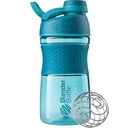 BlenderBottle 20oz SportMixer Protein Shaker Bottles med BlenderBall Wire Whisk, Rose och Teal