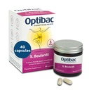 Optibac Probiotics Saccharomyces Boulardii - Vegan Scientifically Proven Digestive Probiotic Supplement, 5 miljarder CFU - 40 kapslar