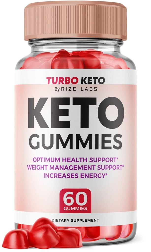 rize labs - Turbo Keto ACV Gummies för avancerad viktminskning med Apple Cider Vinegar, Supplement hjälper till att minska Belly Fat, för extra styrka (60 Gummies)