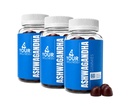 Ashwagandha Gummies Mixed Berry KSM-66, Lion's Mane, Vitamin-D, Non-GMO, Gluten-Free, Gelatin Free & Kosher (180 greve av 3)