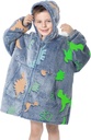 MeMoreCool Wearable Blanket Barn Blanket Hoodie, Hooded Blanket Kids Comfy Blanket Sweatshirt, Toddler Blanket med Hood