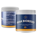 Peak BioBoost - Prebiotic Fiber Supplement - smaklösa matsmältningstillskott - Lätt att lösa prebiotiska pulver - Ingen gluten, soja eller mejeri - 1 månads leverans - 30 portioner