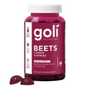Goli Nutritional Supplement, Beets Cardio Gummy - 60 Count - 100mg CoQ10 & Beet Root Extract - Gluten-Free, Vegan, Non-GMO och Gelatin-Free. Naturens stora Superfood.