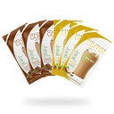 Chike High Protein Iced Coffee Naturligt sötade Sampler Pack, 20 G Protein, 2 Shots Espresso, Non-GMO, Keto Friendly och Gluten Free, 6 Single Serve Packets