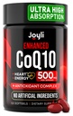 High Absorption CoQ10 500MG - Co Q 10 Supplement 120 Softgels for Heart Health & Energy Production - Förbättrad CoQ10 Nutritional Supplements med Coenzyme Q10 - Alternativ till coq10 400mg softgels