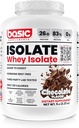 Basic Whey Protein Isolate, 26g Protein, 0g Fat, Gluten-Free, RBST-Free, Rapid Absorption, 120 kalorier (5 pund, choklad)
