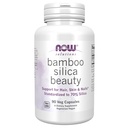 Nu livsmedelslösningar, Bamboo Silica Beauty, stöd för hår, hud och naglar, standardiserade till 70% Silica, 90 Veg kapslar
