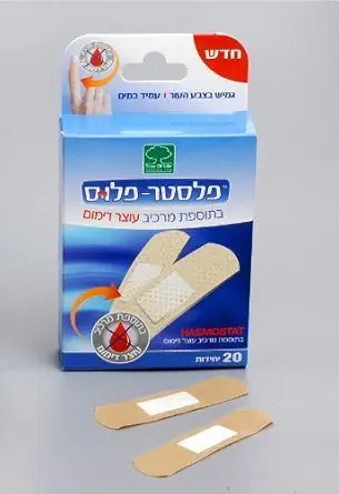 20 Bandaids med blodkoagulationsagent