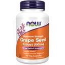 NU Supplements, Grape Seed Extract, Maximum Strength 500 mg (ett högt koncentrerat extrakt med ett minimum av 90% polyfenoler), 90 Veg kapslar
