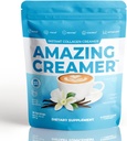 Superfoods Company Amazing Creamer med Collagen - Keto Creamer-Hyaluronic Acid & MCT Oil - Brain Boost & Curbs Cravings - Supports Healthy Skin & Hair - Diet-Friendly [30 Servings] [Vanilla]