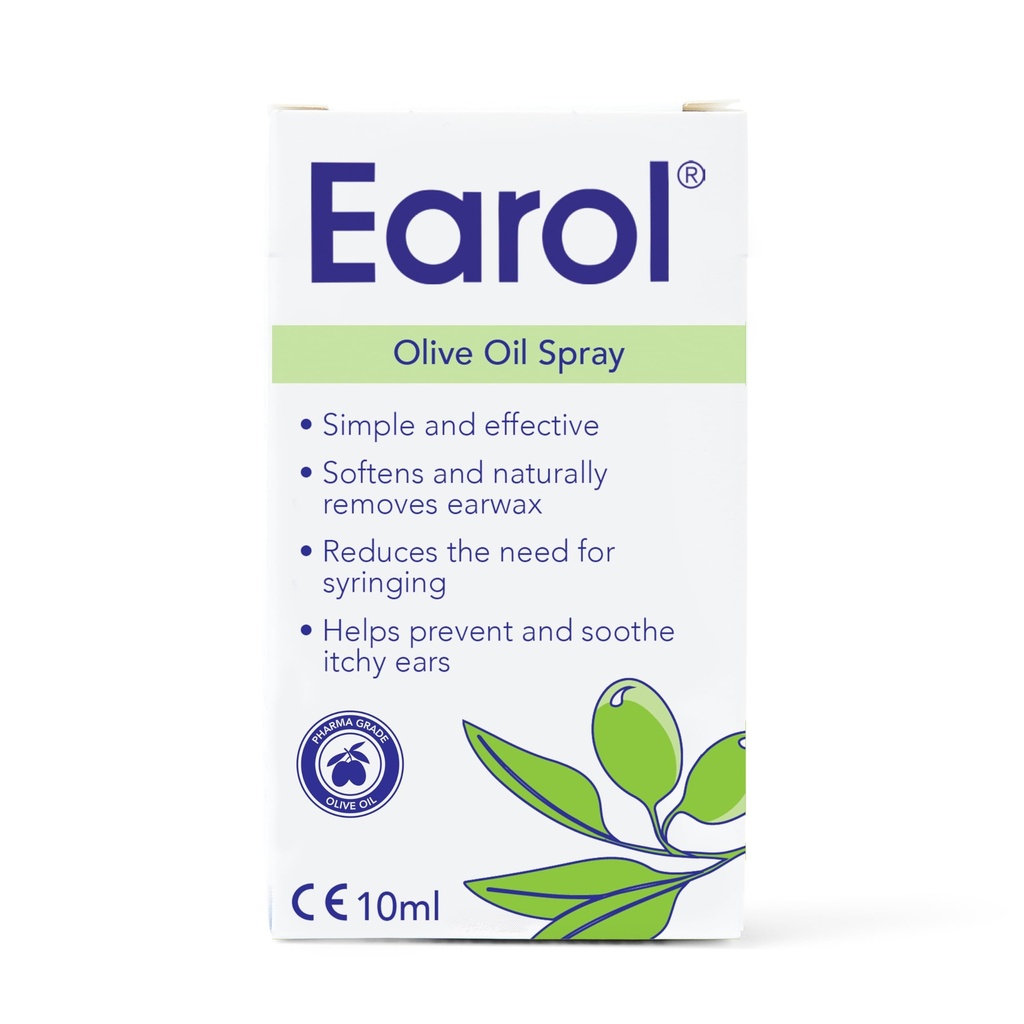 Earol Oil Natural Ear Wax Softener tar bort effektiv spray