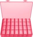 XL Pill Organizer 4 gånger om dagen, BUG HULL Extra Large Weekly Pill Box Case, 7 Day Vitamin Container Daily Pill Holder för Cod-Liver Oil, Vitaminer, Supplements