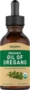 Piping Rock Oil of Oregano Organic Liquid Drops | 2 fl oz | med Extra Virgin Olive Oil | Herbal Extract Supplement | Non-GMO, Gluten Free