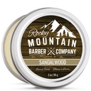 Beard Balm - Sandalwood Blend - Rocky Mountain Barber - med näringsrika bin Wax, Jojoba, Shea Butter, Coconut Oil - Innehåller Real Sandalwood Essential Oil