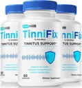 (3 Pack) Tinnifix Capsules - Advanced Hearing Support Formula, Tinnifix Pills to Maintain Healthy Hearing, All Natural Tinnifix for Complete Ear Health, Official Tinni Fix Review (180 Capsules)
