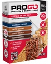 ProGo Protein Bars, Low Sugar, High Protein Snacks (Upp till 21g) - 95% ren isolering för snabbare muskeltillväxt och återhämtning, låg kalori, sötad w / Peanut Butter & Raw Honey (4-räkna, Starter Pack)