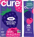 Cure Hydration - Barn Electrolyte Drink Mix | Plant-Based Pediatrician Formulerad Rehydrering | No Added Sugar, FSA-HSA, Non-GMO, Gluten-Free, No Artificial Flavors | Box of 6 Packets - Mixed Berry