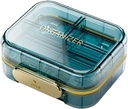 1 Pack Travel Pill Organizer, 7 Compartments Pill Box, Daily Portable Pill Case för att hålla vitaminer, 3 tum Pill Container för Pocket Purse Medicine Organizer