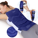REVIX Large Ice Pack för Back, 13 "x 21" Återanvändbar Gel Cold Pack för Full Back Coverage, Cold Compress Wrap för Shoulder, Hip, Leg Relief, Perfekt för Trötthet, Muscle Soreness och Daily Recovery, Navy