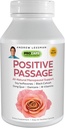 ANDREW LESSMAN Positive Passage 60 Capsules - Natural Menopausal Support and Balance for Women's Hormone Levels. med Soy Isoflavones, Black Cohosh, Dong Quai, Damiana. Inga tillsatser