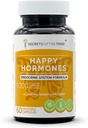 Hemligheter i stammen - Lyckliga hormoner, endokrina systemformel, växtbaserade tillskott blend (60 kapslar)