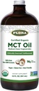 Flora - MCT Oil Certified Organic - Stöder Muscle Energy & Brain Health - Innehåller C8 Caprylic Acid & C10 Capric Acid - Non-GMO, Gluten-Free, Vegan & Keto-Friendly - 32 fl. oz. Glasflaskan
