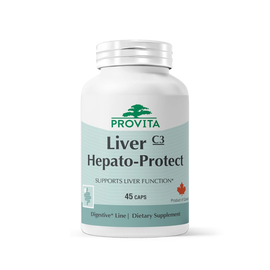 Provita Liver Hepato-Protect | Liver Cleanse Detox & Repair Supplement | Milk Thistle Liver Detox med Dandelion, Artichoke & Glutathione | Natural Liver Support Supplement för Liver Health & Function