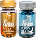 Generic Bypass Duo Select & PURIFY - Quemá grasa de día y de Noche (Välj 30caps) - (rena 60caps), Blue och Gold