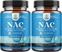 NAC Supplement N-Acetyl Cysteine 1000mg - Vegan High Absorption Non-Smelly NAC 1000mg Capsules Glutathione Precursor för Liver Cleanse Detox & Repair Plus Lung Health and Immunity Support (4 månader)