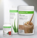 Trio Combo HERBALIFE Formel 1 Healthy Nutritional Shake Mix (Cafe Latte 780g) - Herbal Aloe Concentrate Pint (Original 473ml) - Herbal Tea Concentrate (Original 102g)