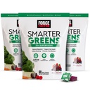 FORCE FACTOR Smarter Greens Superfood Chews, 3-Pack, Greens och Superfoods med Probiotika, Antioxidanter och Fiber, Greens Supplement för att stödja Digestion, Nitric Oxide och Energy, 180 Chews