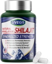 Himalaya Shilajit Capsules Balance Hormones, Boost Immunity, Enhance Vitality & Memory, High-Potency Supplement med olika ingredienser, icke-GMO Natural & Organic - 60 grejer