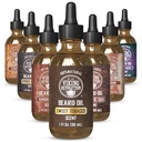 Viking Revolution Sweet Tobacco Beard Oil för Män - Natural Mens Beard Oil med Argan Oil och Jojoba Oil - Skägg Softener, Stärker och Moisturizes - Beard Conditioner för Män (Sweet Tobacco,1Pack)
