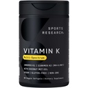 Sportforskning Vitamin K Multi-Spectrum - Tre typer av vitamin K: K1, K2 MK-4 & K2 MK-7 - Vegan Friendly, Plantgel Capsule - 60 mjukgels