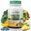 MoxyVites Quercetin med Bromelain 500mg Supplement - Bioaktiv fytosomkomplex, ren organisk hela livsmedelssäsongsstöd, antioxidant, 20X Absorption & Bioavailability-120 Caps