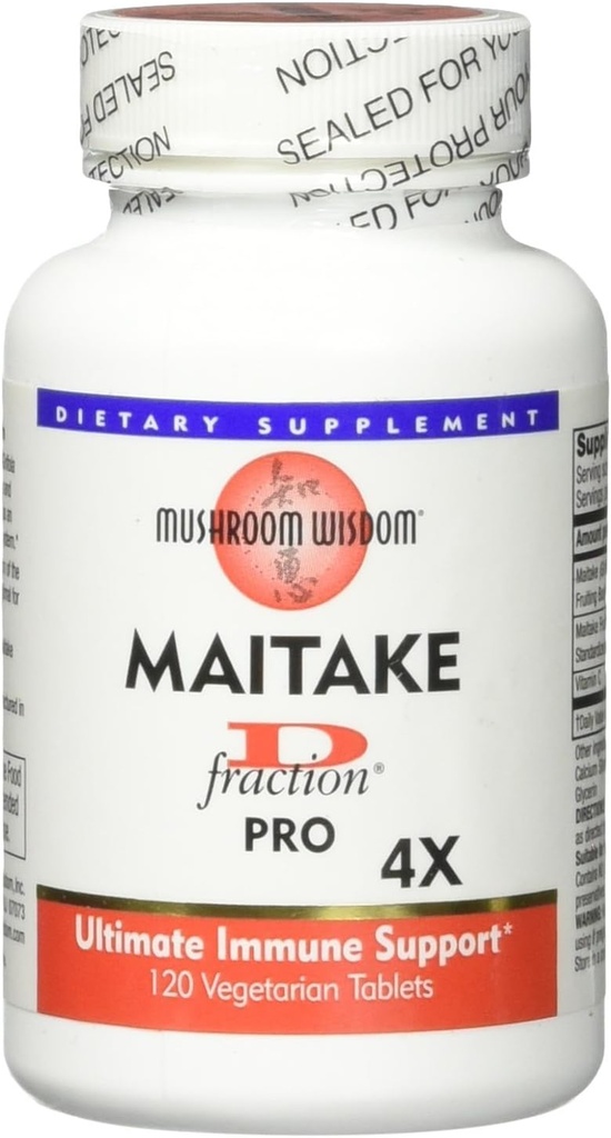 Maitake D-Fraction Pro, (120 räknas)