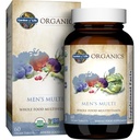 Garden of Life Organics Whole Food Multivitamin för män, 60 tabletter, Vegan mens vitaminer och mineraler för hälsa och välbefinnande, certifierad organisk vegan multi
