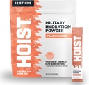 HOIST Electrolyte Drink Mix Powder Sticks - Snabb rehydrering, militär Hydration Formel - Peach Mango (12 Single-Serve Packs)