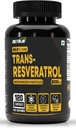 Trans Resveratrol 500MG kapslar - 99,5% ren mikroniserad och mycket biotillgänglig komplement | Sakta ner åldrande, beprövad kraftfull antioxidant | Förbättrar metabolism och hjärthälsa (120 kapslar)