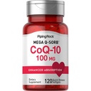 Piping Rock CoQ10 100mg | 120 Softgels | med Black Pepper Extract | Non-GMO, Gluten Free Supplement