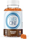 Ever One Manuka Honey Nya Zeeland Gummies - Natural Immune Support Supplement - Vegetarian, Gelatin Free - Utsökt mandarin smaksatt immunitetsgummy vitaminer