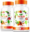 NutraRize (2 Pack) Betala smala kapslar, PaySlim All-Natural Supplement för hälsosam viktminskning, Premium Formel för att uppnå kropps- och fitnessmål, officiella recensioner (120 kapslar)