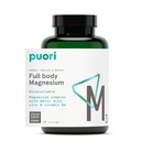 Puori Magnesium Komplex Supplement - High Absorption Magnesium Taurinate & Gluconate, Zink, Vitamin B6 & Malic Acid för sömnstöd, Immune & Bone Health & Muscle Recovery - 120 Vegan Capsules