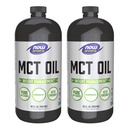 Nu livsmedel MCT Oil, 32 Ounce (Pack of 2) (förpackning kan variera)