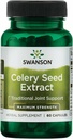 Swanson Superior Herbs-Celery Seed Extract - Maximal styrka - 150 mg 60 kapslar