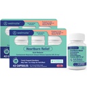 WELMATE - Esomeprazole Magnesium 20 mg - Heartburn Medicine - Syra Reducer - Försenad frisättning Heartburn Relief - 24hr skydd - för män och kvinnor - 84 kapslar - 2 Pack