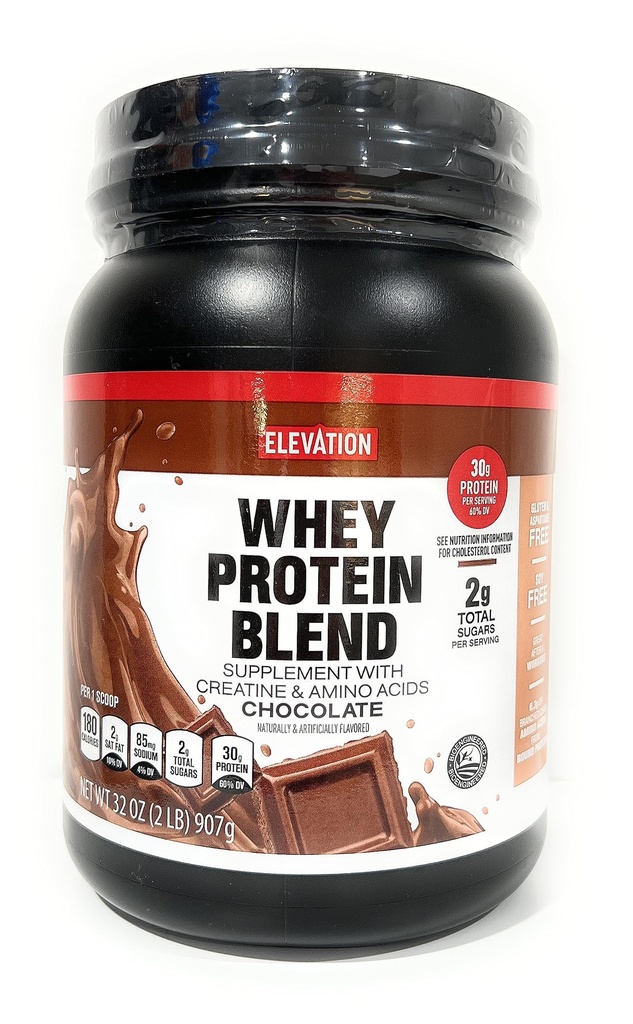 Höjning av Millville Chocolate Protein Powder 32oz, pack av 1
