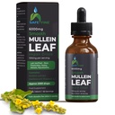 Organic Mullein Tincture Drops for Respiratory Health - Natural Lung Support, Alcohol-Free, Vegan, Non-GMO, Herbal Extract, 2 fl oz (60ml) Natural Sleep Aid & Immune Support